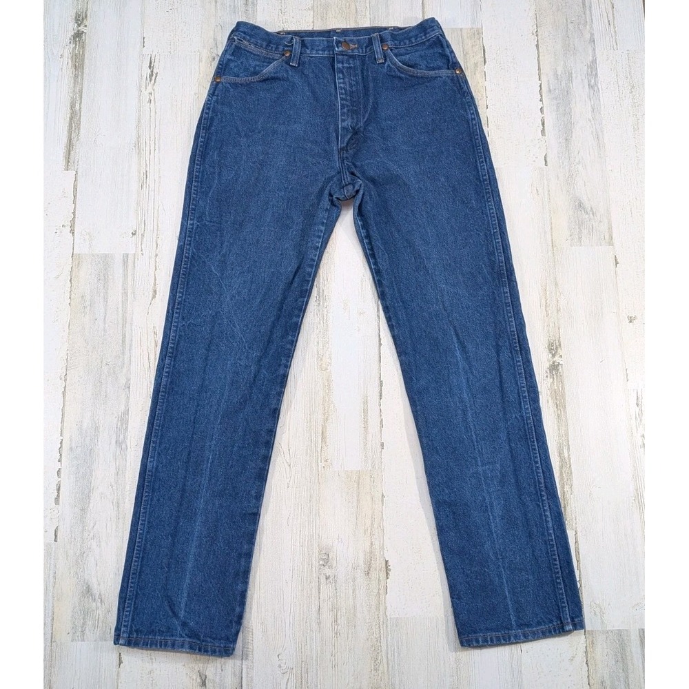Vintage Wrangler Jeans Mens Fits 30x31 Cowboy Cut 13MWZ USA Made (Tag 34x33)